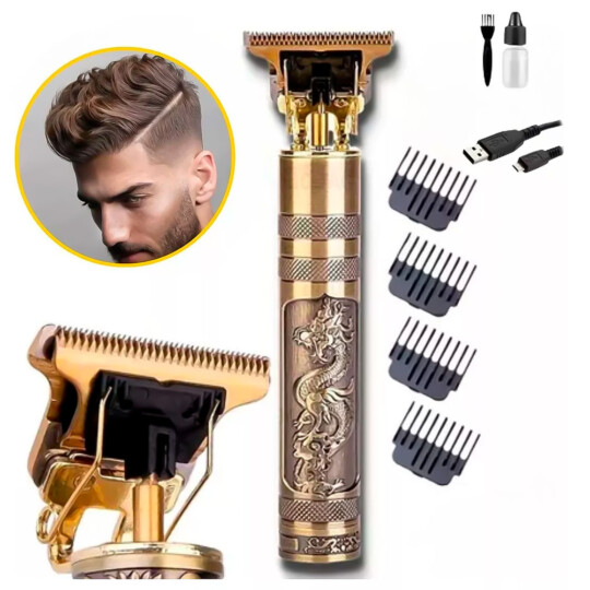 Máquina de Cortar Cabelo e Barba Recarregável INOVA - MAQ-12360
