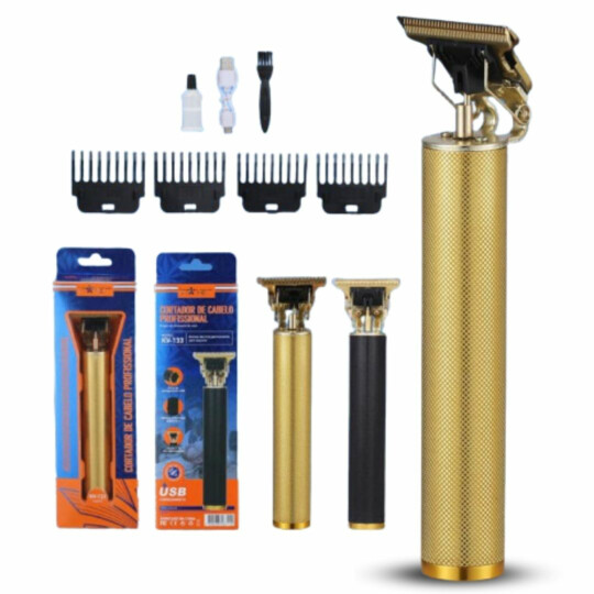 Maquina de Barbear Cortador de Cabelo Recarregável Usb INOVA - KV-133