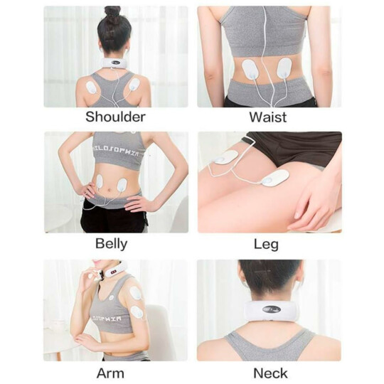 Massageador de Pescoço Cervical Lombar Portátil - LG-C121A