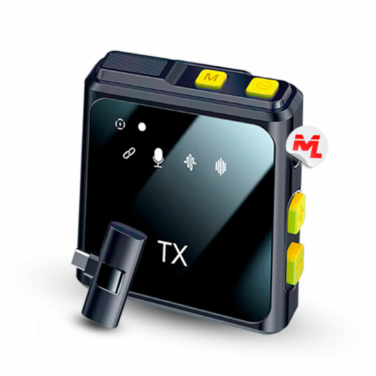 Microfone sem Fio Wireless 2.4GHz de Lapela para Celular Type-C ONISTEK - ON-MC815