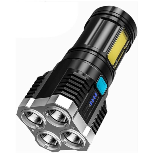 Lanterna de Led Recarregável De 4 Núcleos Super Potente ON-LT045