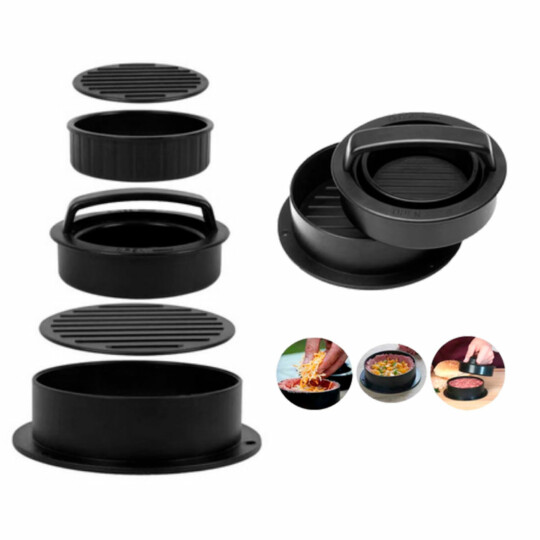 Forma de Hamburguer Prensa Modelador Gourmet 12x6cm - TOP1027