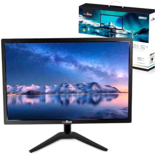 Monitor Gamer para PC LED 1920X1080 Tela 21.5 Polegadas MnBOX - D-MN003