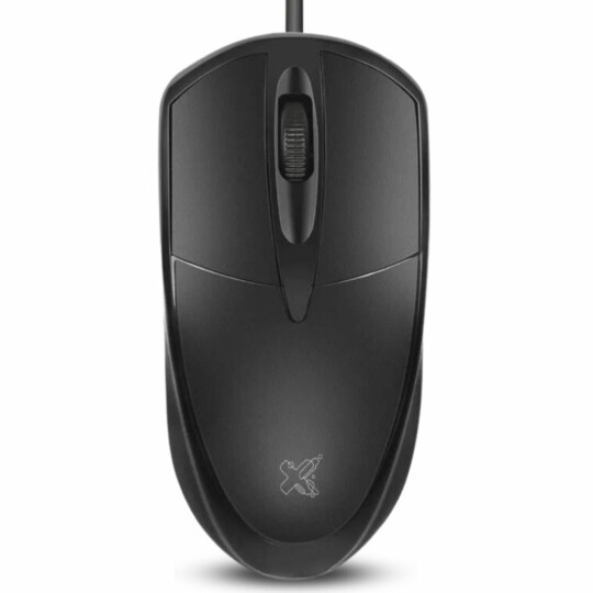 Mouse Com Fio USB 2.0 Preto Universitario 1200 DPI MAXPRINT- 60000134
