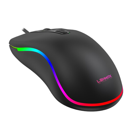 Mouse Gamer 1200dpi Led Rgb Hyper Lehmox - GT-M6
