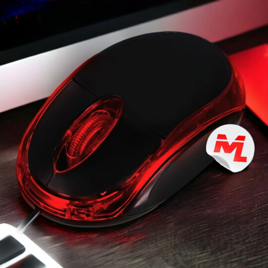 Mouse Óptico com Fio USB 2.0 para PC e Notebook 3 Botões - B100