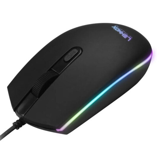 Mouse Gamer Led RGB com Fio LEHMOX - GT-M3