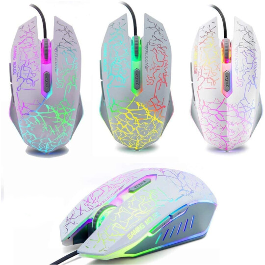Mouse Óptico Gamer 6 Botões 2400dpi AOAS - LT-007 - K60