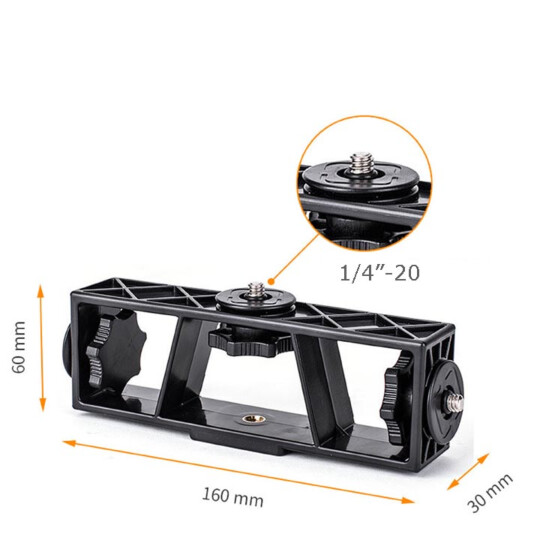 Suporte Pra Ring Light 3 Posições para Câmera Smartphone Xzhang - Zbj-1
