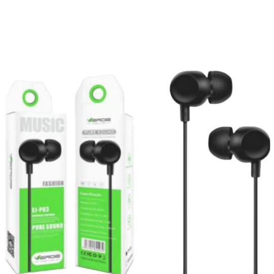Fone de Ouvido com Microfone Plug 3,5mm P2 Pure Sound Verde - EJ-P03