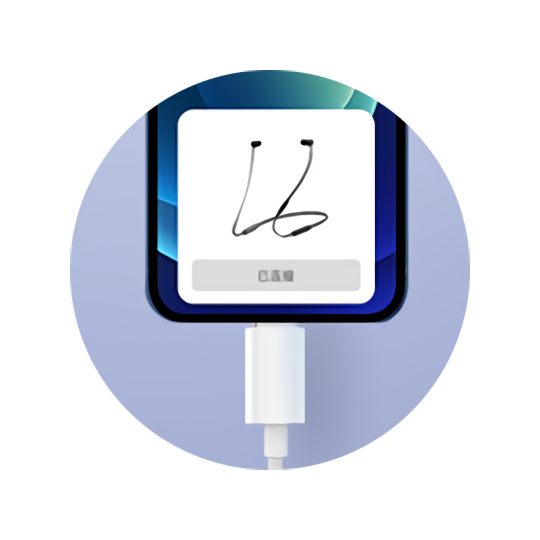 Fone de Ouvido com Microfone Lightning IOS Bluetooth Automático Verde - EJ-IP12-Z