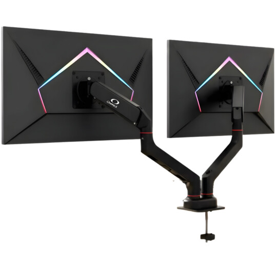 Suporte Monitor Duplo Articulado Vesa Para Mesa 2 Monitores