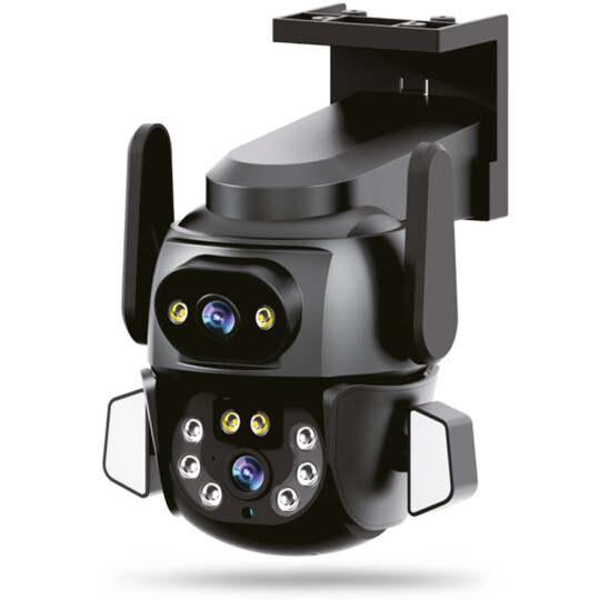 Câmera de Segurança IP Wifi 3D Full Hd 1080p com Lente Dupla 360° ÍPEGA - KP-CA209