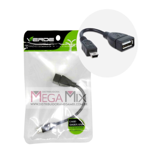 Cabo Adaptador OTG V3 Verde - ZJT-V3-OTG