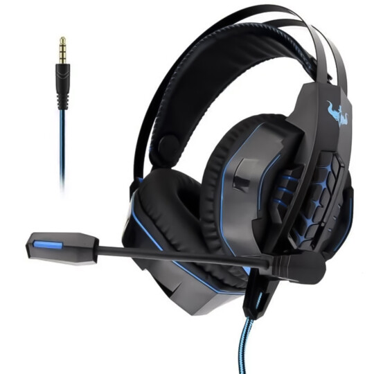 Headset Gamer p/ Ps4 e X-one com Microfone Azul OVLENG - OV-P20