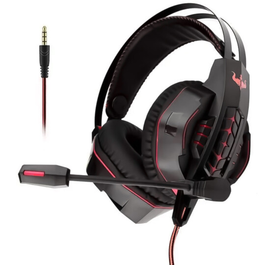 Headset Gamer p/ Ps4 e X-one com Microfone Vermelho OVLENG - OV-P20