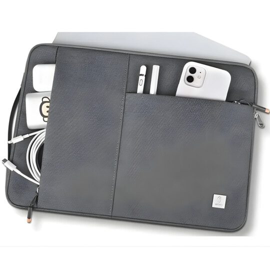 Case Resistente à Água Wiwu 14" Notebook MacBook Cinza
