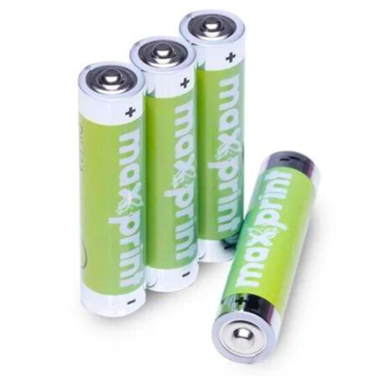 Pilha Palito AAA Alcalina MAXPRINT 1.5 V C/4 - 756362