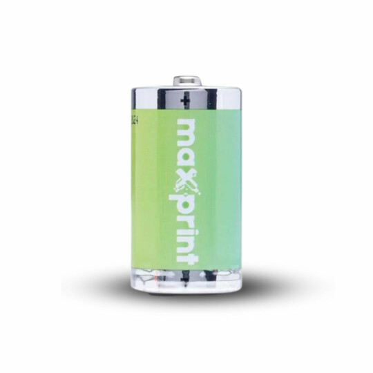 Pilha Alcalina C Media 1.5 V C/2 MAXPRINT - 756377