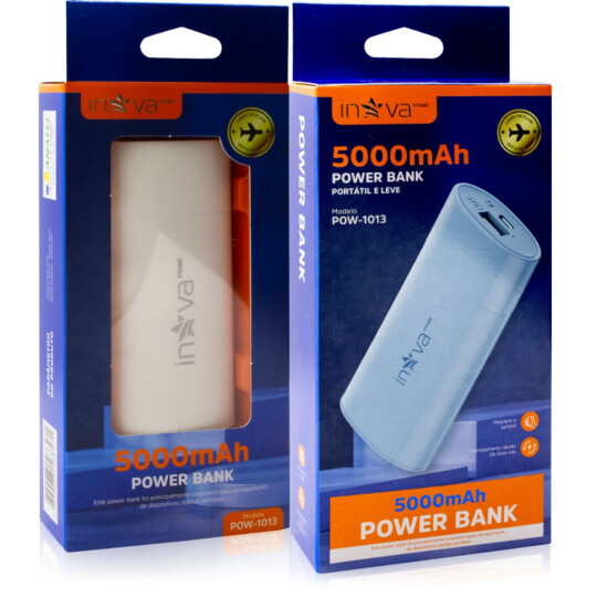 Power Bank Carregador Portátil 5000 Mah Usb Inova - POW 1013