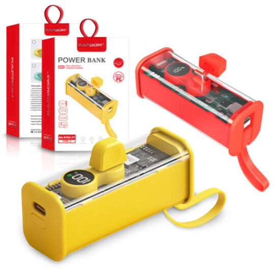 Carregador Portátil Universal Powerbank 5.000mAh KAPBOM - KA-9703-TY