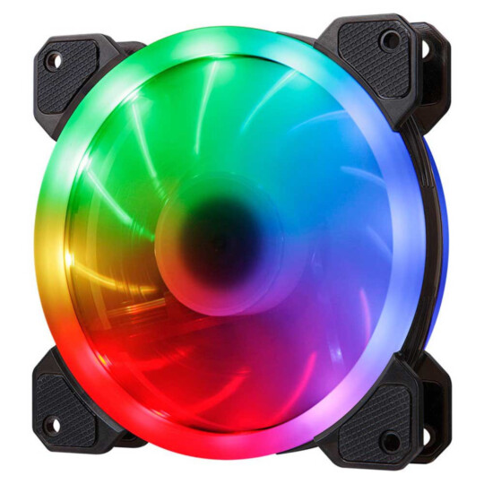 Cooler Fan para Gabinete e CPU 120mm X 25mm com Led RGB KNUP - KP-VR306