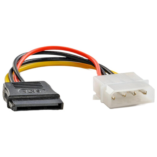 Cabo SATA para Alimentação Plus Cable 15cm C3Tech - PC-STF015