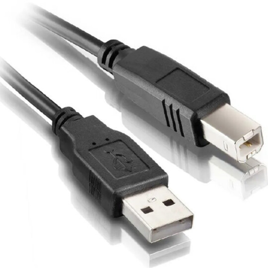 Cabo para Impressora Usb 2.0 AM + BM 1.5 Metros - KP-5001 1.5M