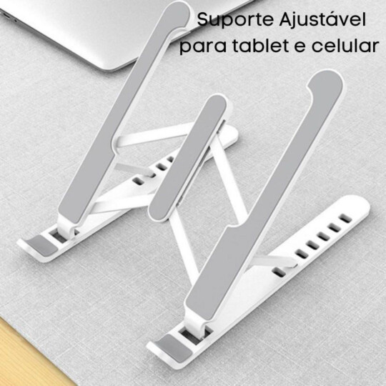 Mini Suporte de Mesa Apoio p/ Celular e Tablet Lehmox - LEY-226