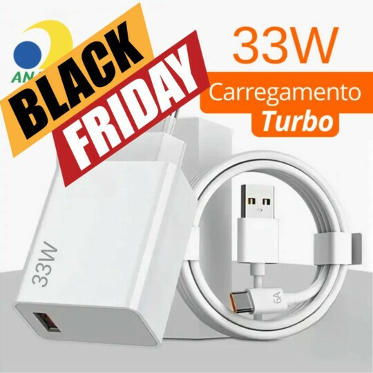 Carregador de Celular Turbo 33W USB com Cabo Type-C 1 Metro LEHMOX - LE-405 TYPEC