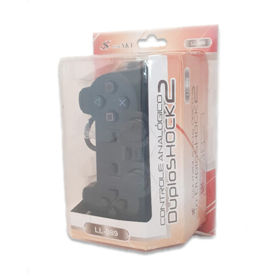 Controle Joystick para Ps2 Dualshock Px2 Blister - LL-089