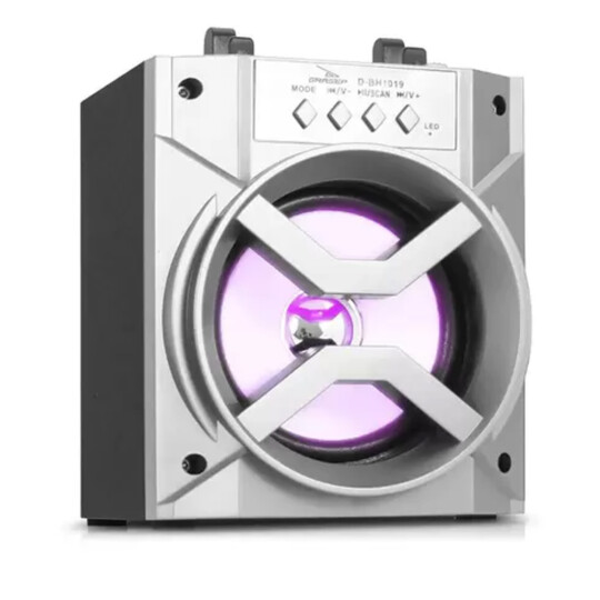 Caixa de Som Bluetooth Mini com USB, FM, Mini SD Grasep - D-BH1019
