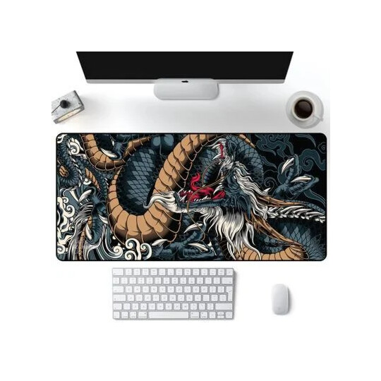 Mouse Pad Gamer Dragão Extra Grande 780x300mm - SP-002