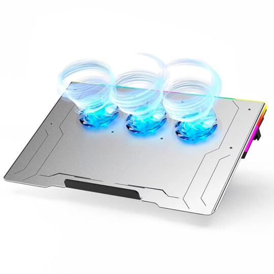 Suporte de Notebook Gamer Base com Cooler e Led RGB OBERON - OR-SP237