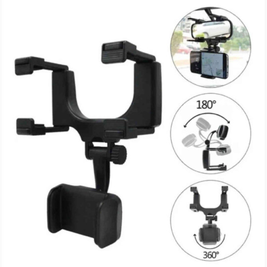 Suporte Veicular Universal para Celular Retrovisor Interno - KP-SP221