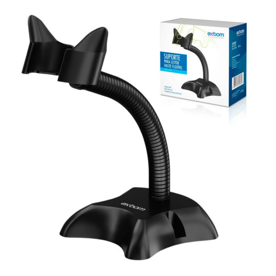 Suporte para Leitor de Codigo de Barras com Haste Flexivel EXBOM - SPX-LC150