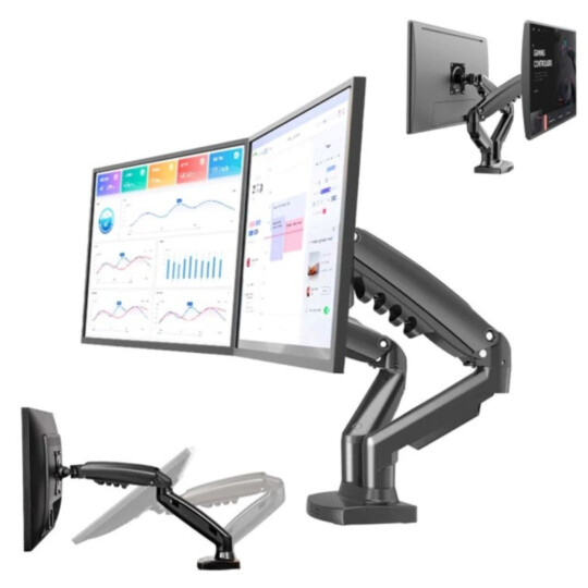 Suporte para Monitor Duplo Articulado 17" a 30" OBERON - ON-F180
