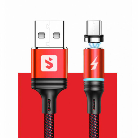 Cabo Micro Usb V8 Magnético 2.4A 1m Sumexr - SX-B16V8