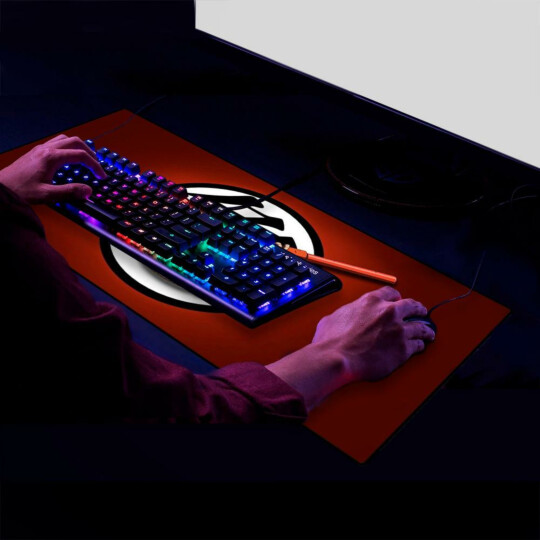 Mouse Pad Speed Gamer Extra Grande 700X350X3MM - Master Roshi e Cudgel 03987 EXBOM MP-7035C39