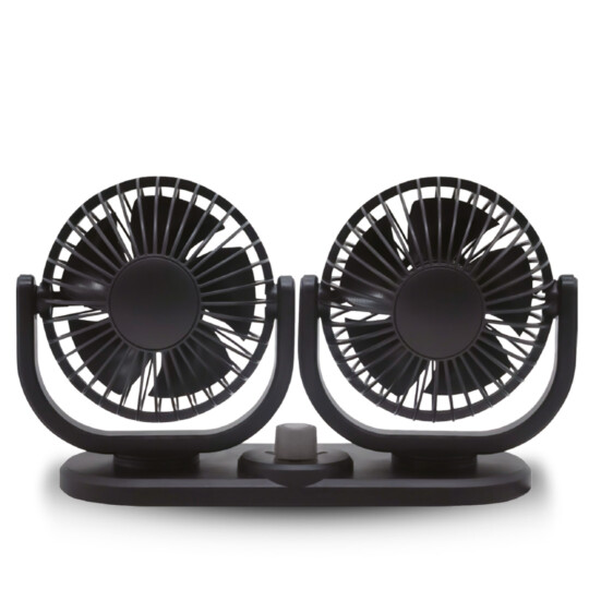 Ventilador Automotivo Duplo 12Vdc 6.5W Veicular KNUP - KP-VT03