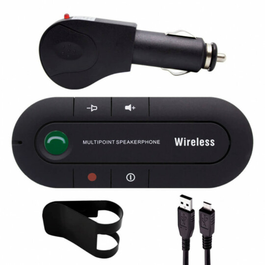 Viva Voz Veicular para Smartphone Bluetooth 4.1 Exbom - 02774/2491