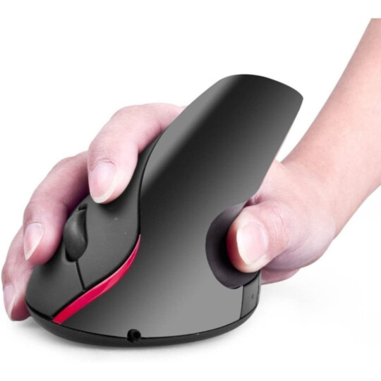 Mouse Ergonômico Sem Fio 5 Botões XZ - WB-881