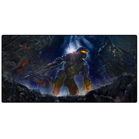 Mouse Pad Speed Gamer Extra Grande 700x350x3 mm Halo Comandante 04034 Exbom - MP-7035C44