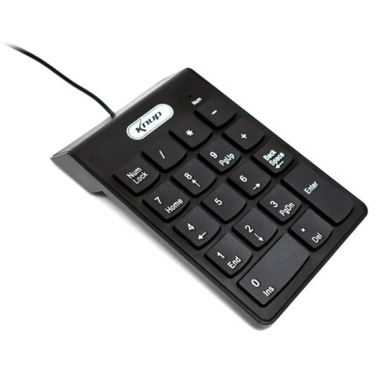 Teclado Numérico USB Knup 18 Teclas Preto Knup - KP-2003A