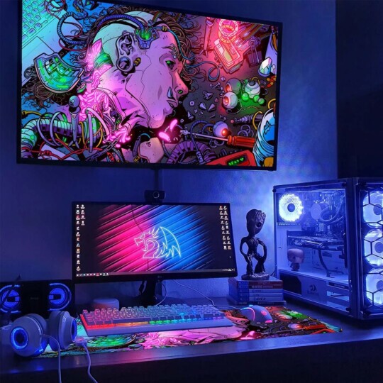 Mouse Pad Gamer Extra Grande Cyberpunk 880x400mm - SP-004