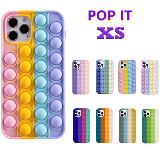 Capa para Iphone XS Anti Stress Silicone Flexível Pop It - XS