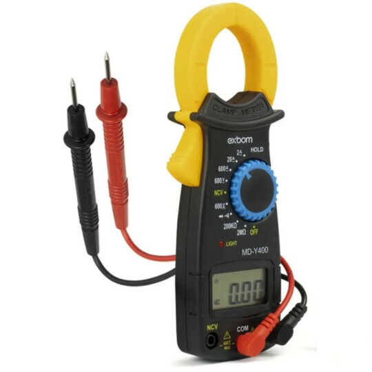 Alicate Amperímetro Profissional Digital AC Exbom - MD-Y400