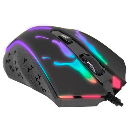 Mouse Gamer com Fio USB e Led RGB 3600 Dpi YUNNI - YN-200