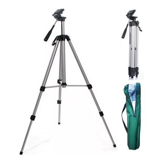 Tripé 1,3m Profissional Câmera Foto Vídeo + Bolsa - Sl 2111