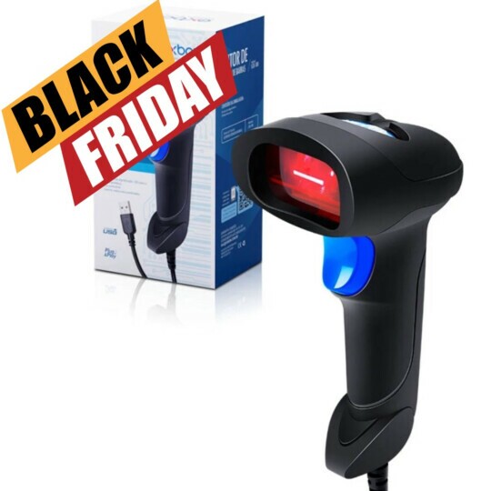 Leitor de Código de Barras com Febraban Laser Usb - 03686 - LCB-180